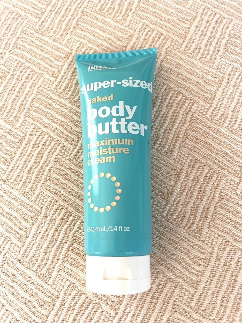 NWT Sealed Bliss Super Sized Naked Body Butter Maximum Moisture Cream. 14 fl oz